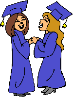 Image two girl graduates