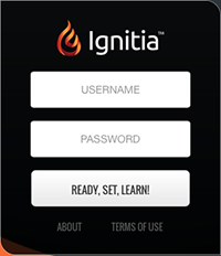 Ignitia log in logo